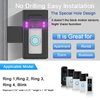 Anti-Theft Doorbell Door Mount,No-Drill Mounting Bracket for Video Doorbell 1/2/3/3 Plus/4/(2020 Release) Not Block Doorbell Motion Sensor for Home Apartment Office Room Rentals, Easy to Install