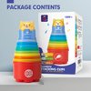hahaland Stacking Toys for Toddlers 1-3 - Stacking Cups - Toddler Toys Age 1-2 Learning Montessori Toys for 1 Year Old Boy Birthday Gift Baby Toys 12-18 Months