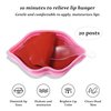 FREEORR 20Pcs Lip Mask Sheet,Pink Moisturizing Plumping Lip Masks Overnight,Pink Lip Mask Gel Treatment Lip Masks for Dry Lips Plump Lip Collagen Overnight Sleeping Lip Mask Pads Patches（Pink）