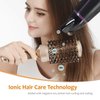 Round Brush for Blow Drying, Nano Thermal Ceramic & Ionic Tech Hair Brush with Boar Bristles, Professional Barrel Brush for Styling,Curling and Straightening by Sndyi (3.3 Inch, 2.1 Inch)