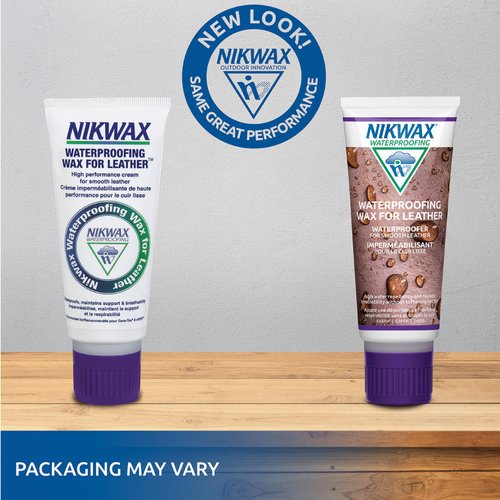 Nikwax Waterproofing Wax for Leather, Cream, Restores DWR Water Repellency, Shoe Care, Boot & Footwear Cleaner, Rain Protection, Safe for Gore-Tex