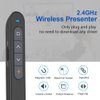 Presentation Clicker for PowerPoint Remote, Hyperlink Volume Wireless Presenter Remote Presentation Pointer, USB Presentation Remote Slide Advancer PPT Clicker for Computer Laptop Mac