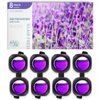 Car Air Freshener Vent Clips, 8 Pack, Provides Long-Lasting Scent, Up to 240 Days, Odor Eliminator (Lavender)