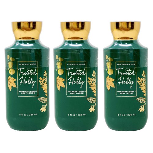 Bath & Body Works Frosted Holly - 3 Pack Of Body Lotion