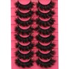 Eyelashes Fluffy Mink Lashes Dramatic Full Volume False Eyelashes 6D Faux Mink Eye Lash 18mm Long Lashes Pack 8 Pairs by Winifred