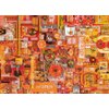 Cobble Hill 1000 Piece Puzzle - Rainbow Collection: Orange - Sample Poster Included