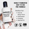 Mehron Makeup Liquid Makeup | Face Paint and Body Paint Perfect for Halloween, Cosplay I Air Brush Compatible Body Paint 4.5 oz (133 ml) (WHITE)