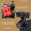 AFEISOL Pack Mount with Keys Locking Fit for RX-PM Pack Mount Rotopax Mounting Kit Compatible with Gasoline Pack & Water Pack Mount Lock,Black