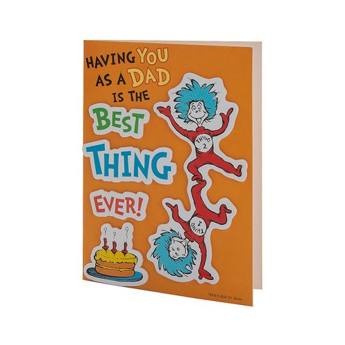 Dr. Seuss Best Dad Card Craft Kit – Makes 12