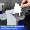 200PCS White Trading Card Dividers,Paper Divider Cards Organizer for Sport Game Business Playing Cards Gathering Storage Supplies (White-Vertical)