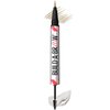 Maybelline Build-A-Brow 2-in-1 Brow Pen and Sealing Brow Gel, Eyebrow Makeup for Real-Looking, Fuller Eyebrows, Blonde, 1 Count