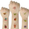 SIX VANKA (Pack of 10 Sheets) Insects Waterproof Temporary Tattoo Stickers for Kids Boys and Girls, Party Favors Decorations