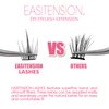DIY Eyelash Extension, 3D Effect Individual Melt Flare Lash Cluster Natural Lashes Set, Home Eyelash Extension, D curl Lashes Pack 12mm,14mm (12MM-Spikes)