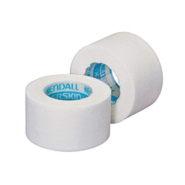 Kendall 62723 Tenderskin Hypoallergenic Paper Tape, 2", Pack of 6