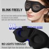 Eye Mask for Lash Extensions, Eyelash Sleeping Mask for Extensions, 3D Sleeping Mask for Women Men with Adjustable Strap Ear Plugs, Sleep Mask for Lash Extensions for Nap Travel Night