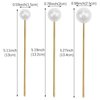 3 Pcs Pearl Hair Pins Minimalist Hair Metal Hair Stick Elegant Chignon Pins Updo Chopsticks Gold Hair Jewelry for Women and Girls