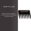 Jon Renau Wide Tooth Comb - Detangling Comb For Synthetic, HD Fiber & Human Hair (3-Pack)
