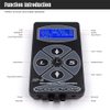 BestParts HURRICANE HP-2 Dual Intelligent Digital LCD Rotary Tattoo Power Supply Kit with Cord Fits for All Tattoo Machine Supplies