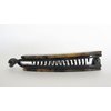 Generic Slim black and beige marbled banana hair claw clip for fine hair