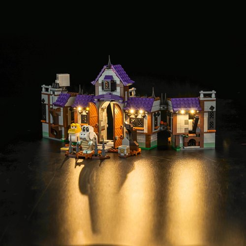 BrickBling LED Lighting Kit Compatible with Lego King Boo’s Haunted Mansion, Creative Light Compatible with Lego 71436-No Model
