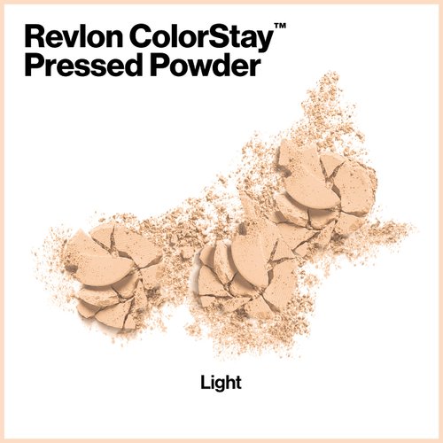 Revlon ColorStay Face Powder, Face Makeup Stocking Stuffers for Women, Medium-Full Coverage, Shine & Oil Free, 820 Light, 0.3 Oz