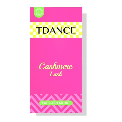 TDANCE Cashmere Lash Extensions Super Matte Black Classic Lash Extensions 0.05mm Thickness CC Curl 14-19mm Volume Eyelash Extensions for Professional Salon Use(0.05-CC,14-19mm)