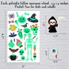 216Pcs Glow Halloween Temporary Tattoos for Kids Goody Bag Stuffers Prizes Party Favors