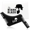The BEARD BLACK Beard Shaping & Styling Tool with inbuilt Comb for Perfect line up & Edging, use with a Beard Trimmer or Razor to Style Your Beard & Facial Hair, Premium Quality Product (Black)