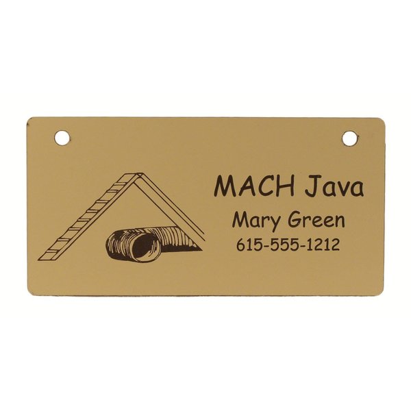 C002 Agility A Frame and Tunnel Dog Sport Crate Tag Personalized with Your Dog's Name