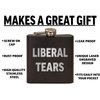Rogue River Tactical Funny Liberal Tears Stainless Steel Hip Flask Premium Matte Black Makes a Great Gift For Him Dad Father Conservative or Republican