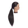 Headfix 26"-28" Long Hair Mannequin Head Synthetic Fiber Hair Hairdresser Practice Styling Training Head Cosmetology Manikin Doll Head with Clamp (6F1919BY0220)