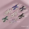Kercisbeauty Iridescent AB Color Crystal Hair Comb Wedding Bridal Bridesmaide Hair Accessories Shiny Handmade Girls Prom Hair Piece (AB Color)