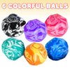 ArtCreativity Rock High Bounce Balls, Set of 6 Bouncing Balls for Kids, Outdoor Toys for Encouraging Active Play, Party Favors and Pinata Stuffers for Boys and Girls