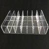 Clear Acrylic DVD/CD Storage Box CD Holder - CD Tray Holds up to 14 CD Cases for Media Shelf Storage and Organization for Countertop/Kitchen/Bathroom/Cabinet.