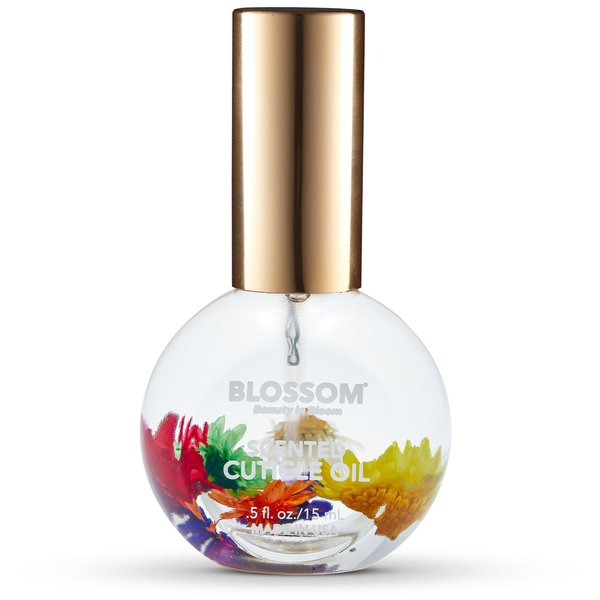 Blossom Hydrating, Moisturizing, Strengthening, Scented Cuticle Oil, Infused with Real Flowers, Made in USA, 0.42 fl. oz, Mandarin Orange