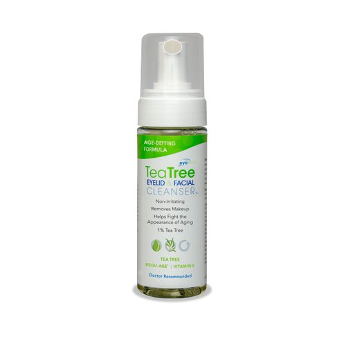 Eye Eco Age-Defying Tea Tree Eyelid and Facial Cleanser –Hydrating &amp; Non-Irritating Cleanser – In...