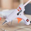 AGLARY Hot Melt Glue Gun for Mini Glue Sticks and Sealing Wax Sticks (Diameter 0.3"), white, 20W