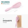 MR.GREEN Hollow Out Hair Brush Scalp Massage Combs Hair Styling Detangler Fast Blow Drying Detangling Tool For Wet Dry Curly Hair (Pink)