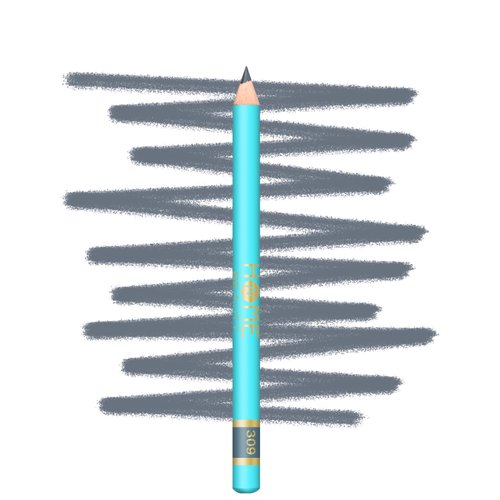 7V HOME BEAUTY Wooden Eyeliner Pencil, Smooth texture Soft Dark Grey Makeup Pencil Eyeliner (#309, 1 Count/Pack of 1)