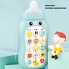 Portable infants Learning Cell Phone with Pacifier Educational Toys , babies Mobile Phone Toy , 15 Functions Including Weather Sound Effects , Piano Music etc , babies Mobile Phone Toy , Portable BAB