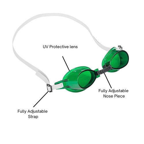 Sperti UV Eye Protection Goggles for Tanning and Light Therapy