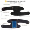 FEETMOR Heated Knee Brace Wrap with Massage - Heated Knee Massager,Heated Knee Braces for Knee Pain, Osteoarthritis, Meniscus Tear, Knee Heating Pad for Men or Women(Double)