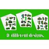 ATSMOICY 300 Pieces Cute Tractor Temporary Tattoos Stickers - Farm Green Tractor Birthday Party Supplies Decorations Favors Kids Tattoo Gifts