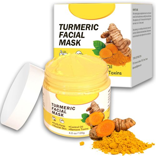 WENJLYJ Turmeric Vitamin C Clay Face Mask,Clay Mask with Kaolin Clay & Turmeric for Deep Pore Cleansing & Smooth,Skin Care for Controlling Oil,Reduce Blackheads Ance,Dark Spots and Radiant Skin