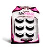Laflare 100% Real Mink Lashes, 3D NY Mink Eyelashes, Hand-Rowing Natural Long Wispy False Lashes for Luxury Makeup, Natural, Light,Trendy, Reusable (NY42, VALUE PACK)