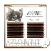 ABONNIE Brown Lash Extensions, Colored Lash Extensions, 0.05 D Curl Lash Extensions, 8-15mm Mix Lash Trays Classic Lash Extensions,Individual Lash Extensions for Professional(0.05-D-Brown 8-15mm)