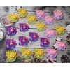 Roaqua 20 Packs Bulk Small Dragon Backpack Keychain Mini pop Fidget Birthday Party Favors,Summer Students Bubble Prize