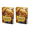 Dragon Shield Bundle: 2 Packs of 60 Count Japanese Size Mini Matte Card Sleeves - Matte Orange