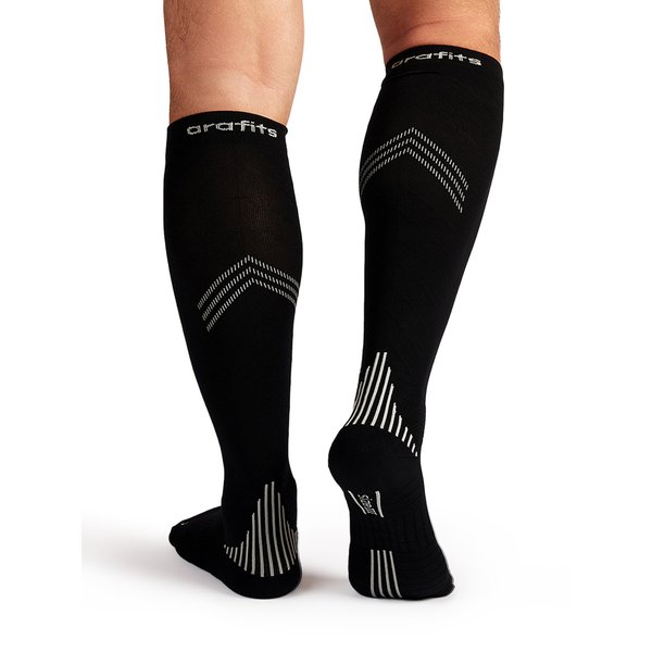 arafits Compression Socks for Men | 15-20mmHg Graduated Support | Made with Lycra for Comfort & Durability