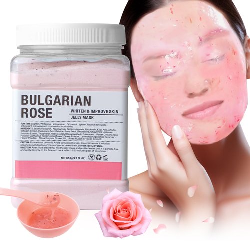 Angeland Jelly Mask for Facials Professional, Natural Gel Jelly Face Mask for Skin Care, Peel Off Jelly Mask Powder, Moisturizing & Hydrating Face Mask 23 Fl Oz